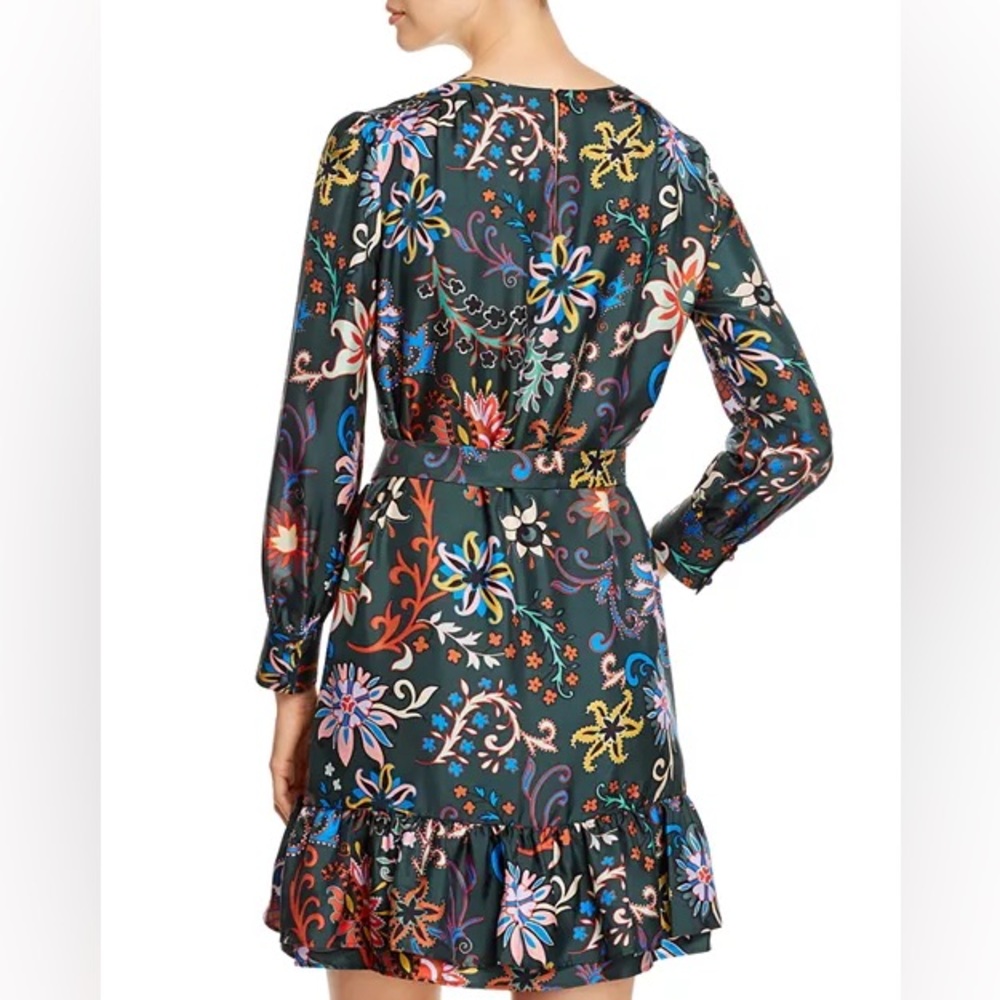 Tory Burch Printed Silk‎ Twill Shift Dress, Size 10 - Picture 2 of 14